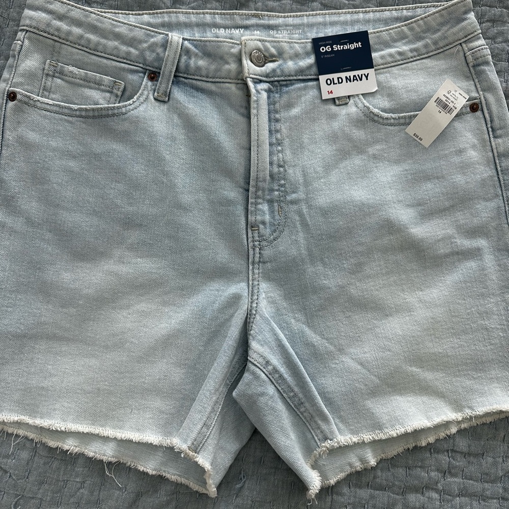 New Old Navy Women's Light Blue Denim Shorts